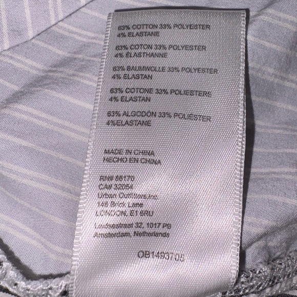 Urban Outfitters BDG Frankie Split Button Down Printed Oversized Shirt - Picture 8 of 12